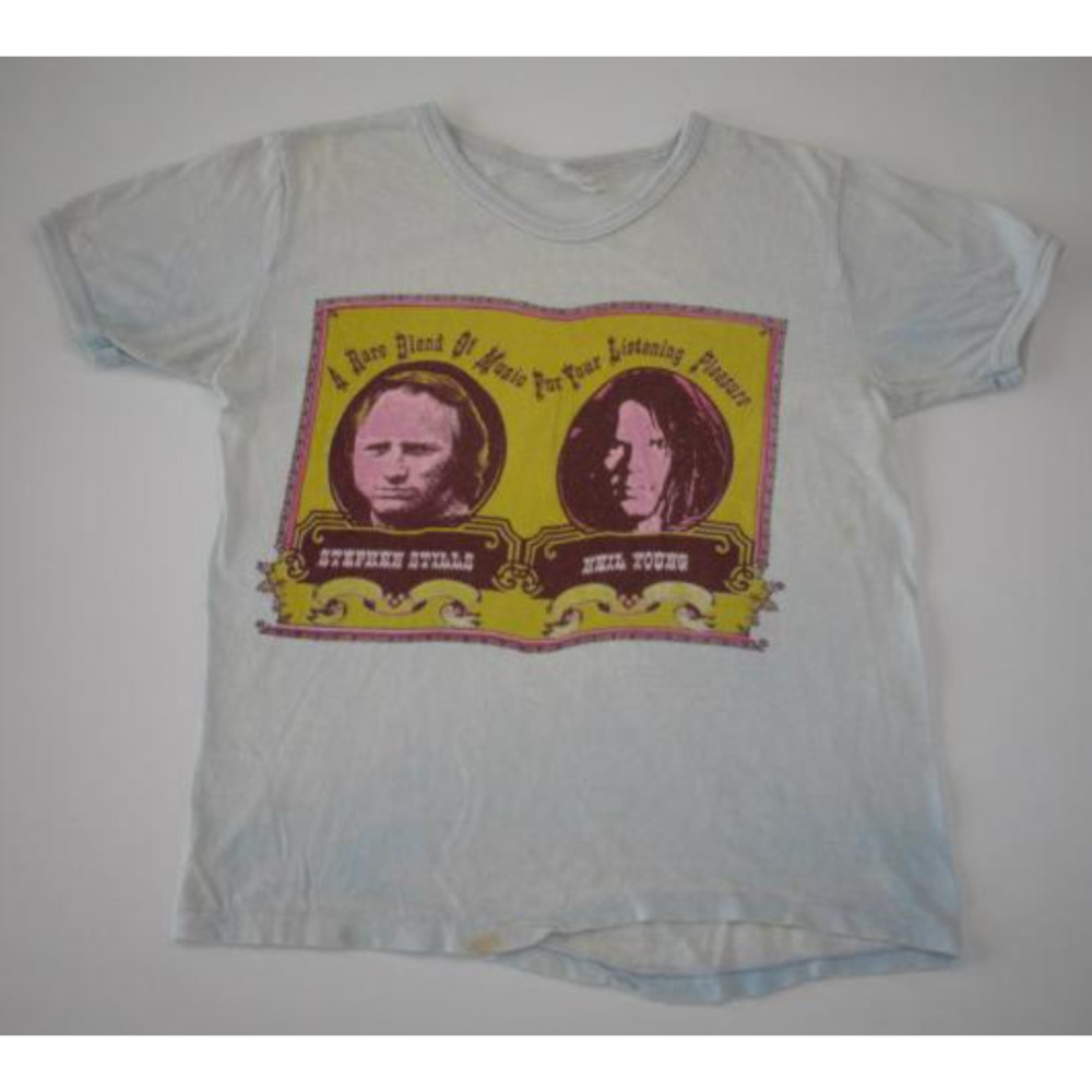 NEIL YOUNG & STEPHEN STILLS White Tee
